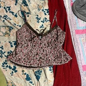 Chic Floral Camisole Top